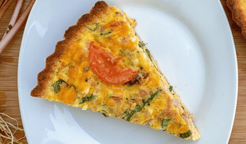 Keto Ham and Cheese Quiche