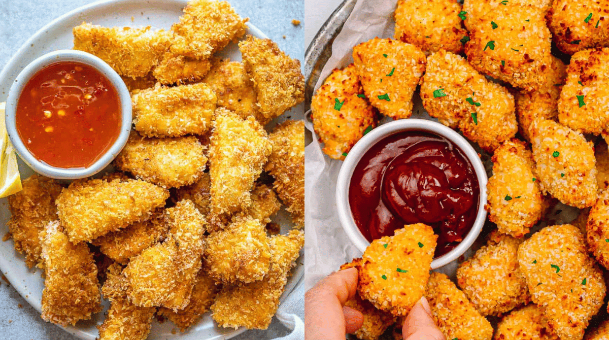 Golden & Crunchy Air Fryer Chicken Nuggets