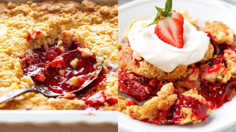 Strawberry Dump Cake