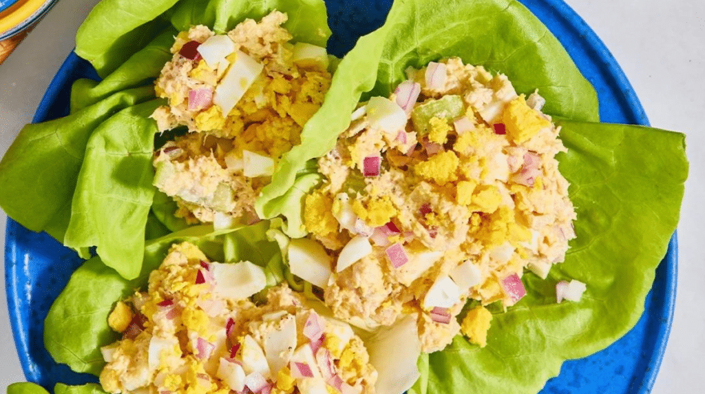 Tuna Salad Lettuce Wraps Recipe