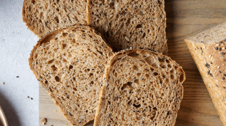 White Sourdough with Flax Seeds and Oats