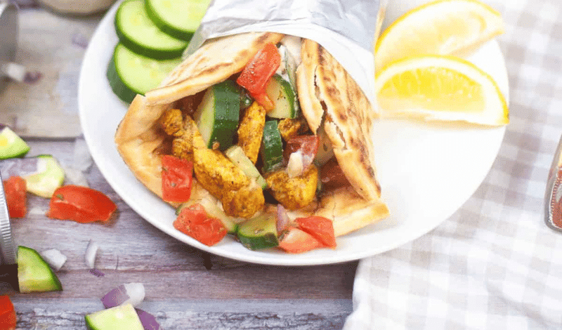 Air Fryer Chicken Shawarma