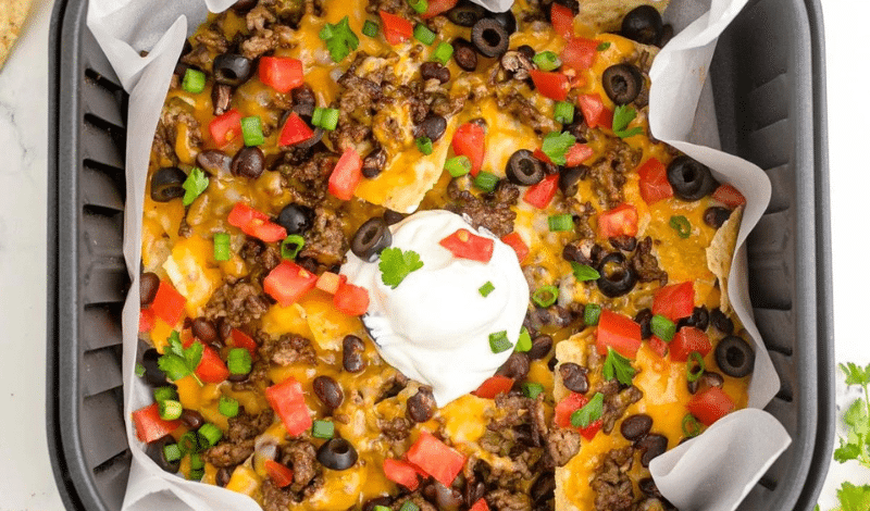 Air Fryer Nachos