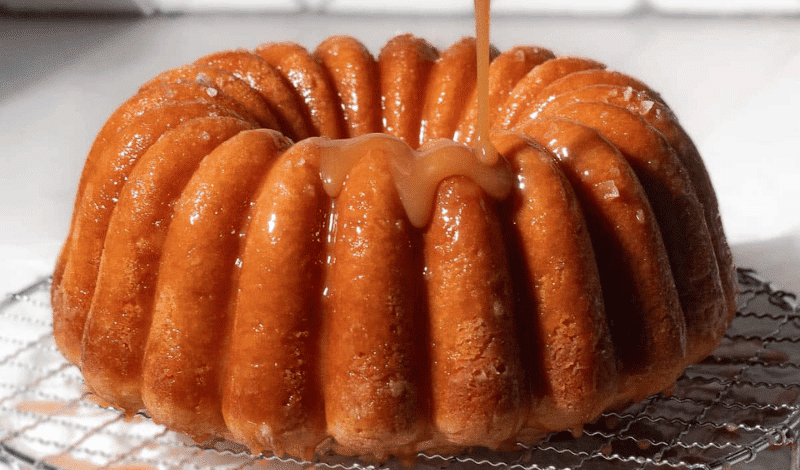 Salted Caramel Kentucky Butter Cake