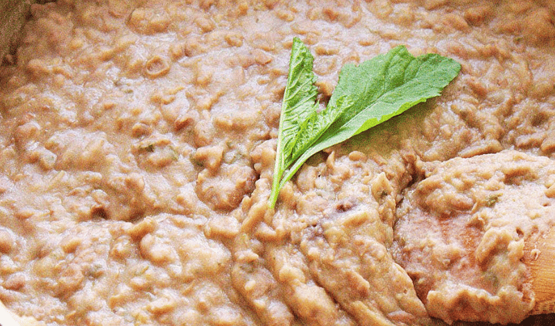 Mexican refried beans