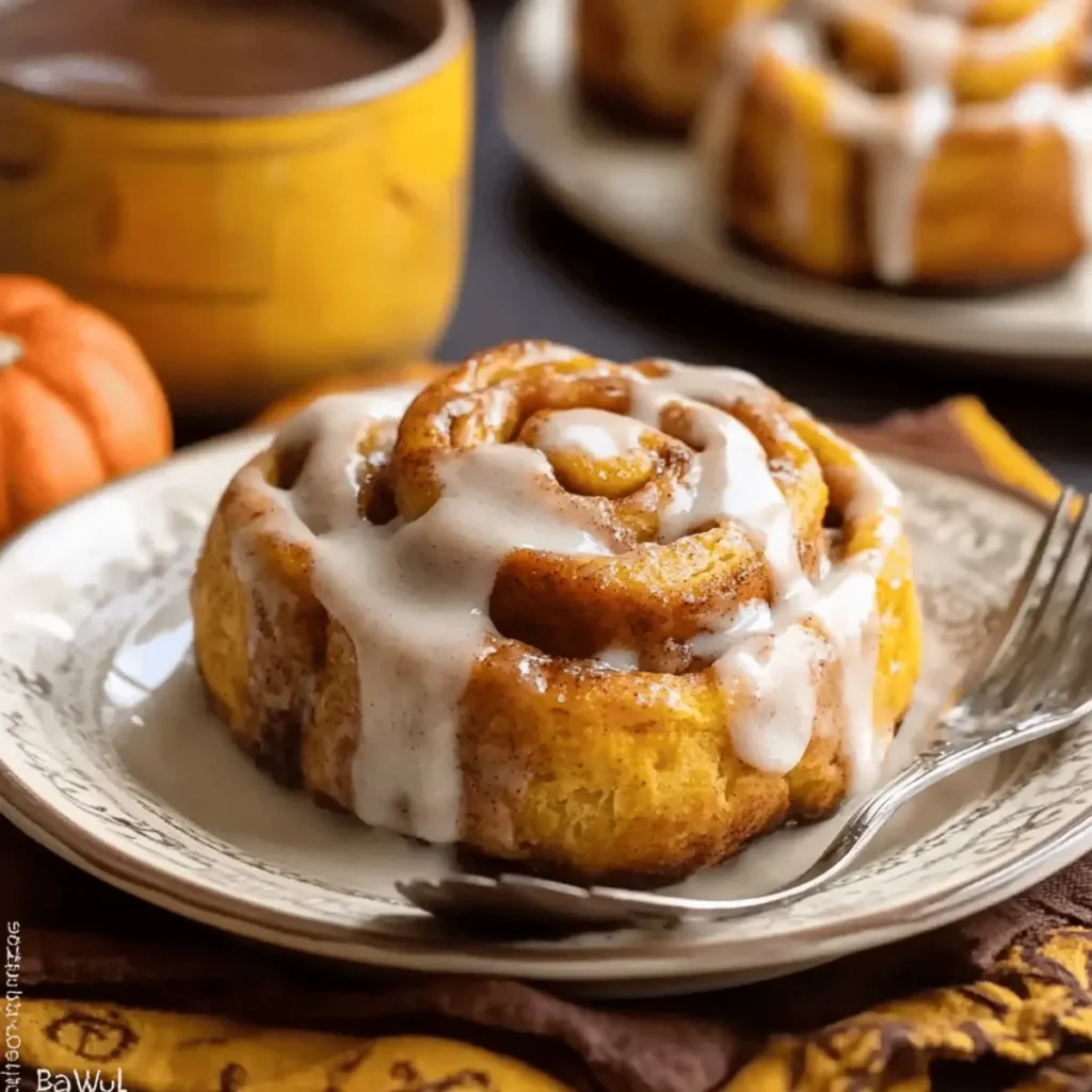 Pumpkin Cinnamon Rolls