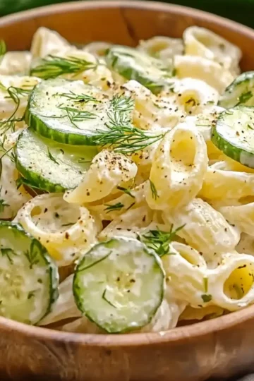 Cucumber Pasta Salad