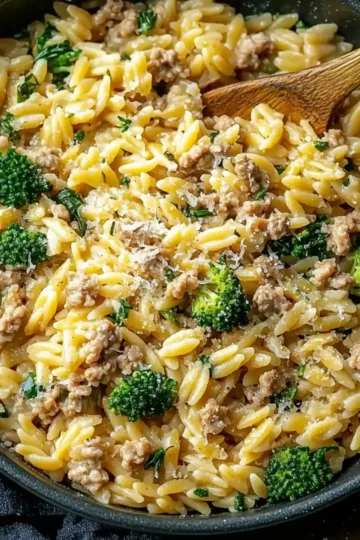 Ground Turkey Orzo