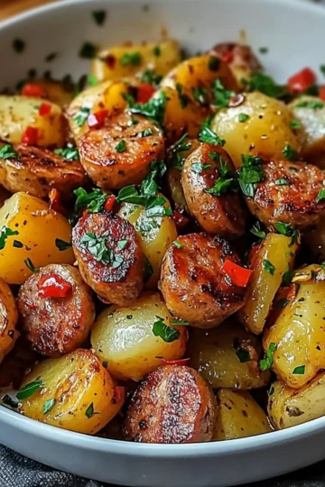 Sausage and Potatoes Skillet