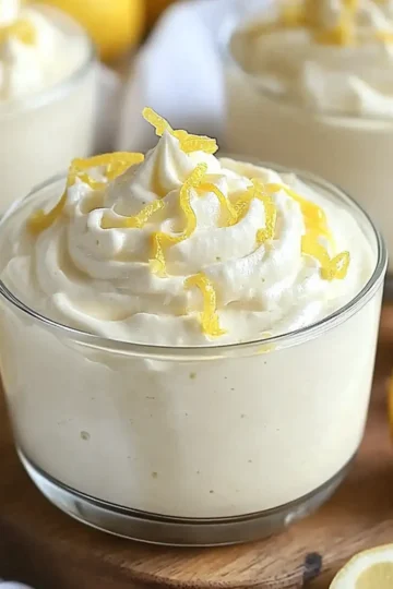 Cottage Cheese Lemon Mousse